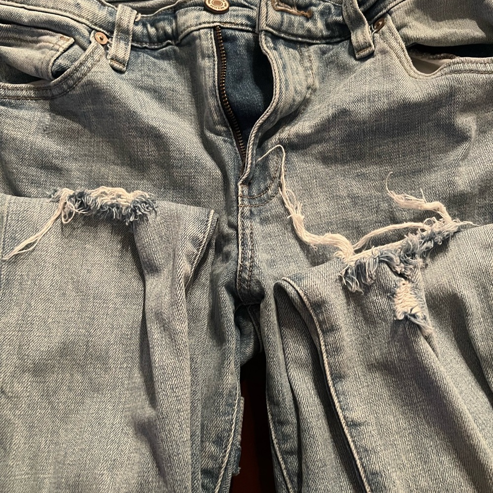 KanCan Light Blue Distressed Women Jeans